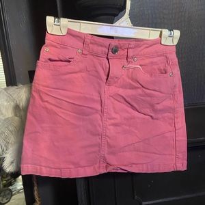 copper key pink skirt